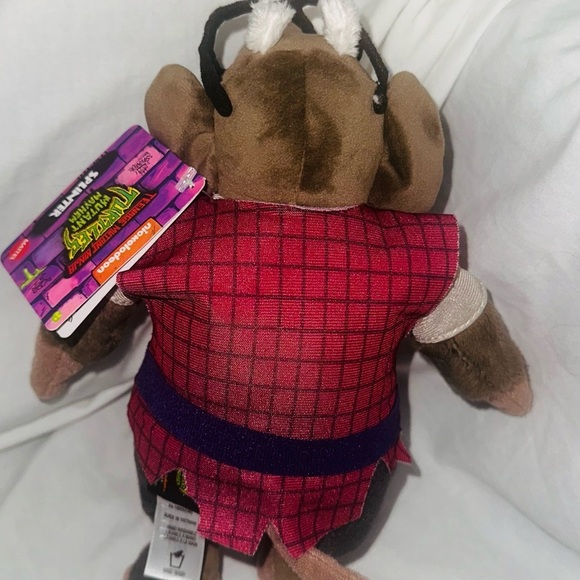 NWT Splinter TMNT Mutant Mayhem 8" Plush Toy Nickelodeon Mattel Stuffed Animal - Picture 3 of 4